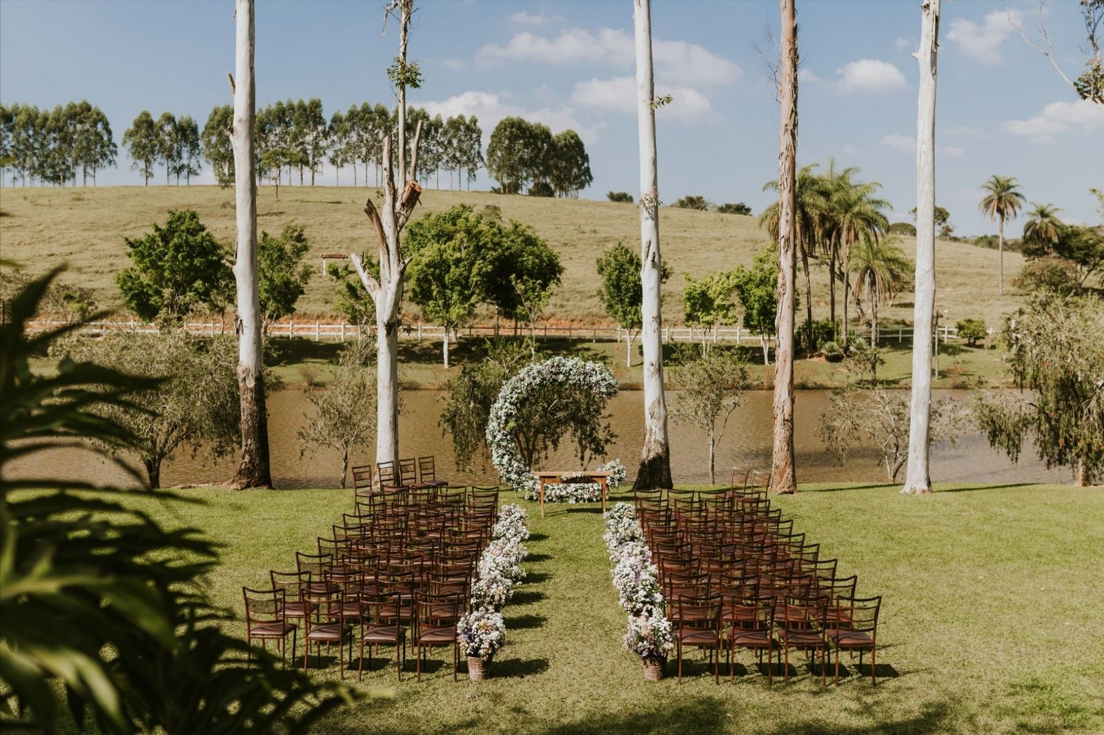 Casamento ao ar livre